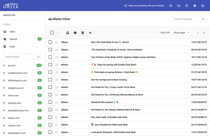 Sales Inbox SalesGazer - Keep Your Inbox Clean Without Missing a Single Sale or ...
