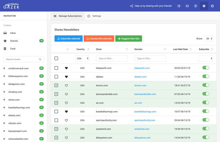 Sales Inbox SalesGazer - Keep Your Inbox Clean Without Missing a Single Sale or ...